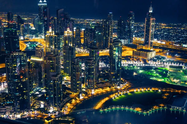 Dubai Panorama At Night