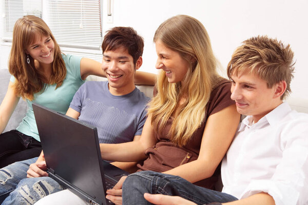 Friends Surfing The Web