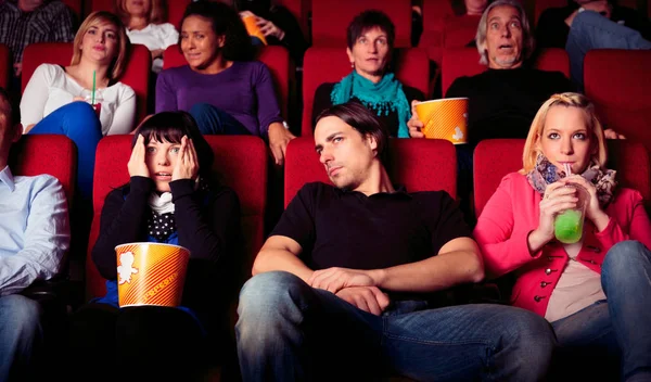People At The Cinema — Stock Photo, Image