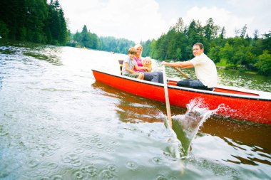 Bir tekne turu zevk aile