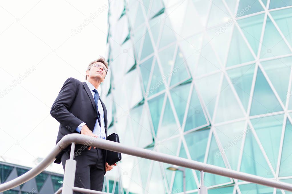 Businessman In Frankfurt main