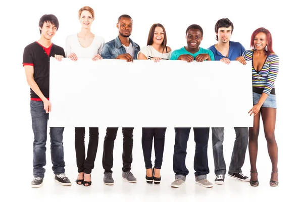 Multi-ethnic Group Of Young Adults — Stock Photo, Image