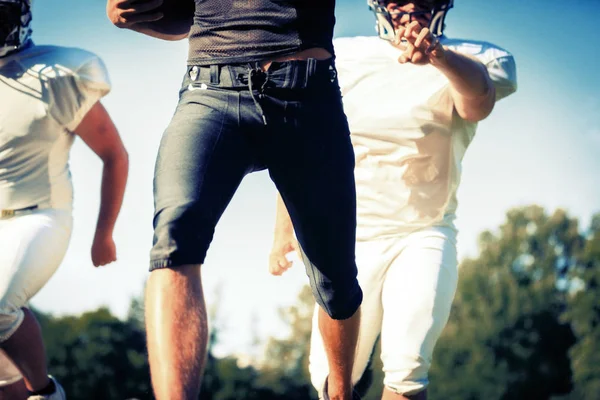 American Football Players Running — Stock Photo, Image