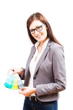 renk örnekleri ile iç mekan tasarımcısı