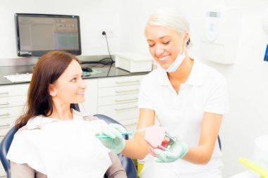 Nasıl diş fırçalama diş asistanı