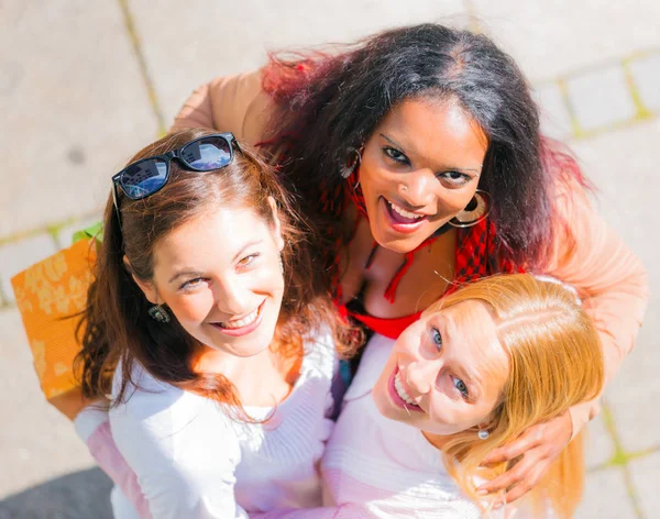 Three Young Women — Stock Photo, Image