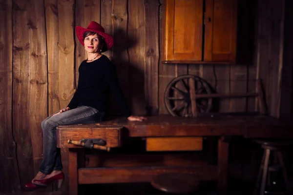 Portrait de studio de femmes âgées — Photo