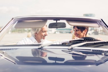 Üst düzey çift Cabrio bir klasik araba