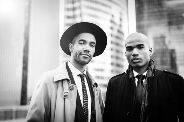 Empresários negros em La Defense, Paris — Fotografia de Stock