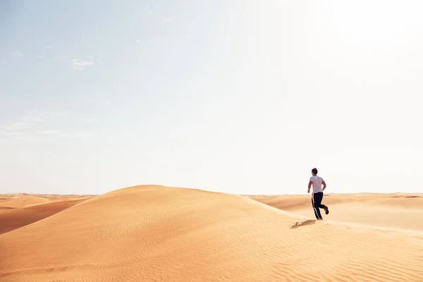 Correr en el desierto — Foto de Stock