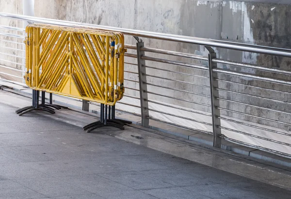 The Group of yellow barrier. — Stock Photo, Image