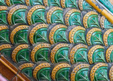 Dragon ölçeği closeup.