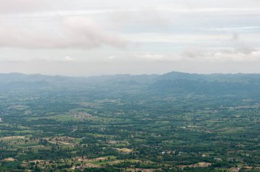Yüksek dağ görünümünden Birdeye.