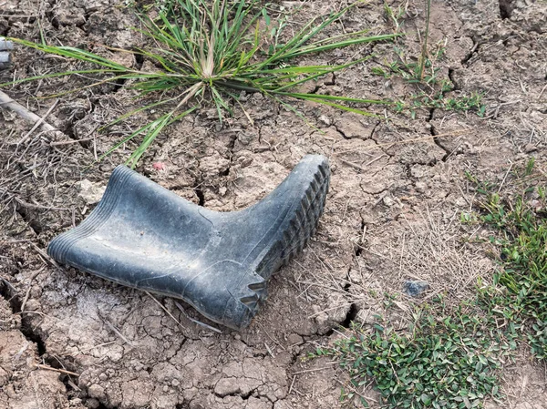 Single rubber boot. — Stock Photo, Image