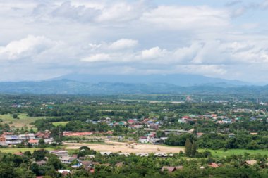 Küçük kasaba zaman kalkınma ile.
