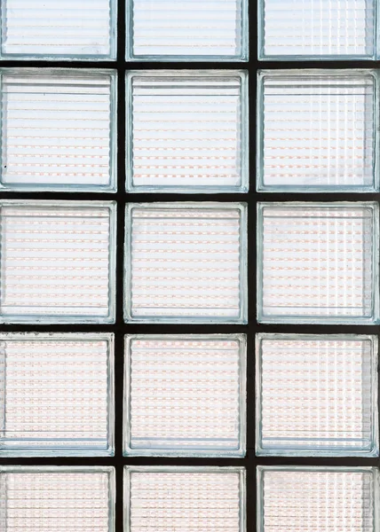 Helderglazen blok patroon. — Stockfoto