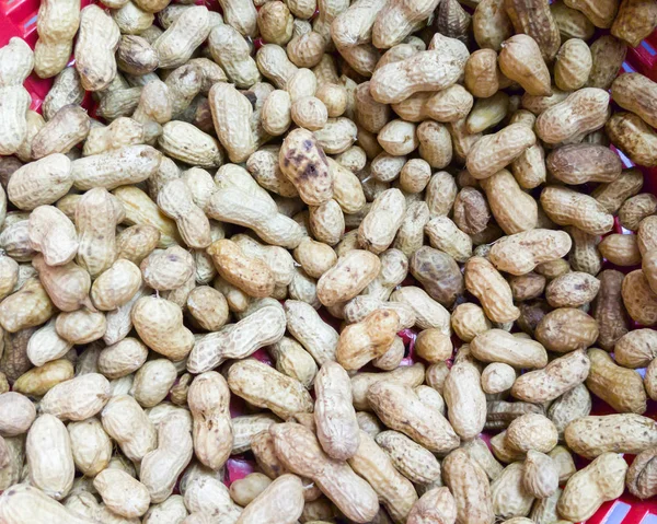 Pila di arachidi bollite . — Foto Stock