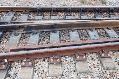 Demiryolu hattı detay.