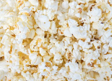 Taze patlamış mısır snack bar dan tuzlu.