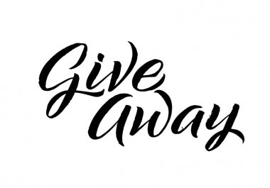 Ele veriyor. Beyaz arka planda siyah hat. Vektör Eps