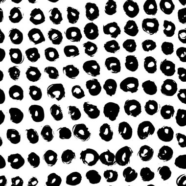 Mürekkep soyut seamless modeli. Arka plan siyah ve beyaz yarım yamalak tarzı sanatsal darbeleri ile. Tasarım öğesi için arka planında ve Tekstil