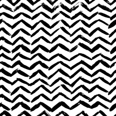 Mürekkep soyut seamless modeli. Arka plan siyah ve beyaz yarım yamalak tarzı sanatsal darbeleri ile. Tasarım öğesi için arka planında ve Tekstil