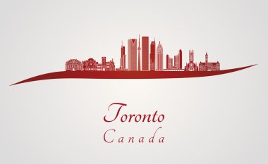 Toronto V2 manzarası kırmızı