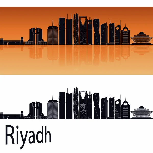 Skyline von Riad v2 — Stockvektor