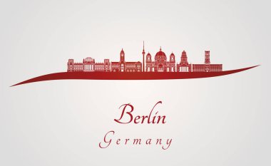 Berlin V2 manzarası kırmızı