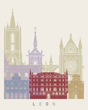 Leon manzarası poster