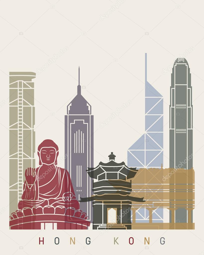 Hong Kong skyline poster_V2