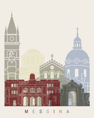 Messina manzarası poster