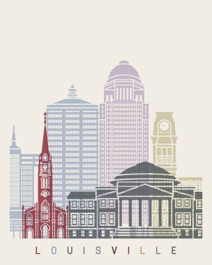 Louisville manzarası poster