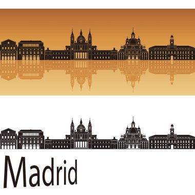 Madrid V2 manzarası turuncu