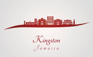 Kingston manzarası kırmızı