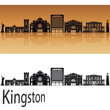 Kingston manzarası turuncu