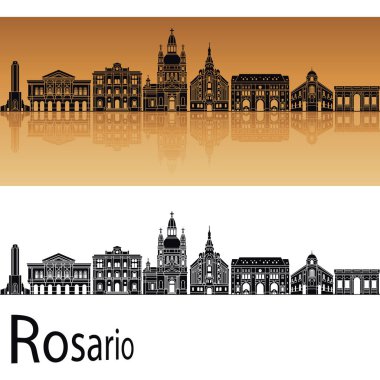 Rosario manzarası turuncu
