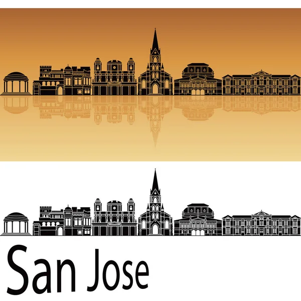 San Jose látképe — Stock Vector