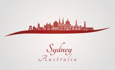 Sydney V3 manzarası kırmızı