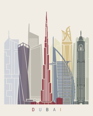 Dubai V2 manzarası poster