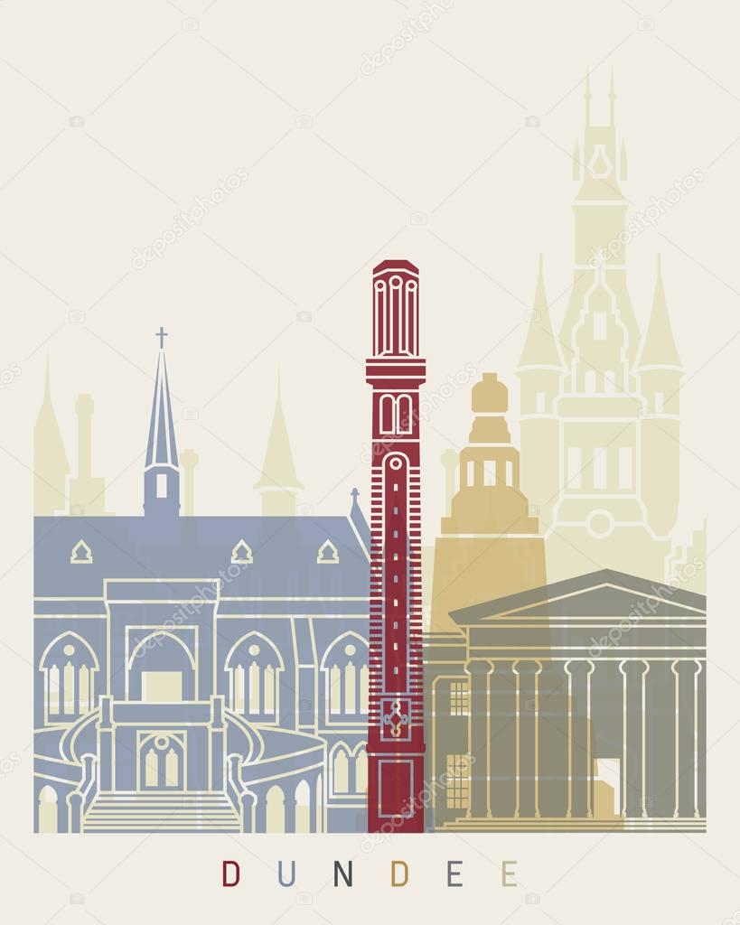 Dundee skyline poster