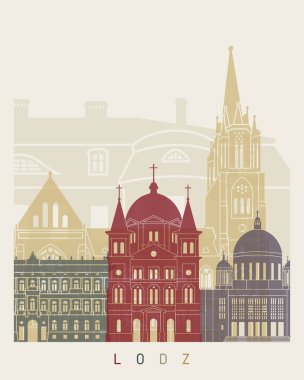 Lodz manzarası poster