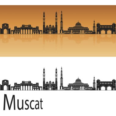Muscat manzarası turuncu