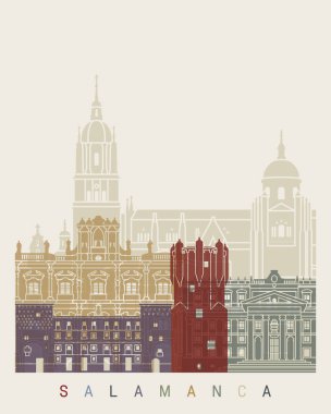 Salamanca manzarası poster