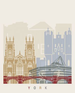 York skyline poster