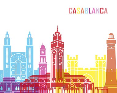 Casablanca manzarası pop