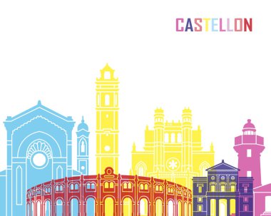 Castellon manzarası pop