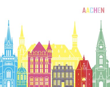 Aachen skyline pop