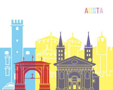 Aosta manzarası pop