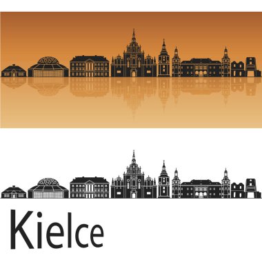 Kielce manzarası turuncu